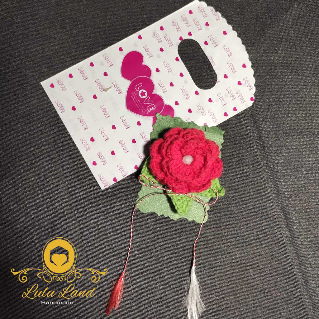 Martisoare handmade tip brosa – Just a Rose – LL341